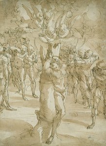 The Martyrdom of Saint Sebastian by Luca Cambiaso